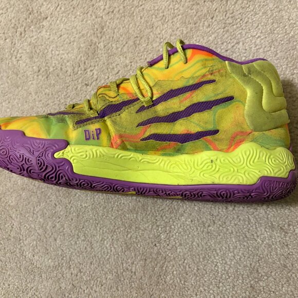 Puma Lemelo Ball MB.03 Spark Basketball Shoes Men's Size 13 379898-01 - Picture 7 of 12